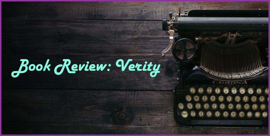 Verity by Colleen Hoover  Dark romance books, Colleen hoover, Colleen  hoover books